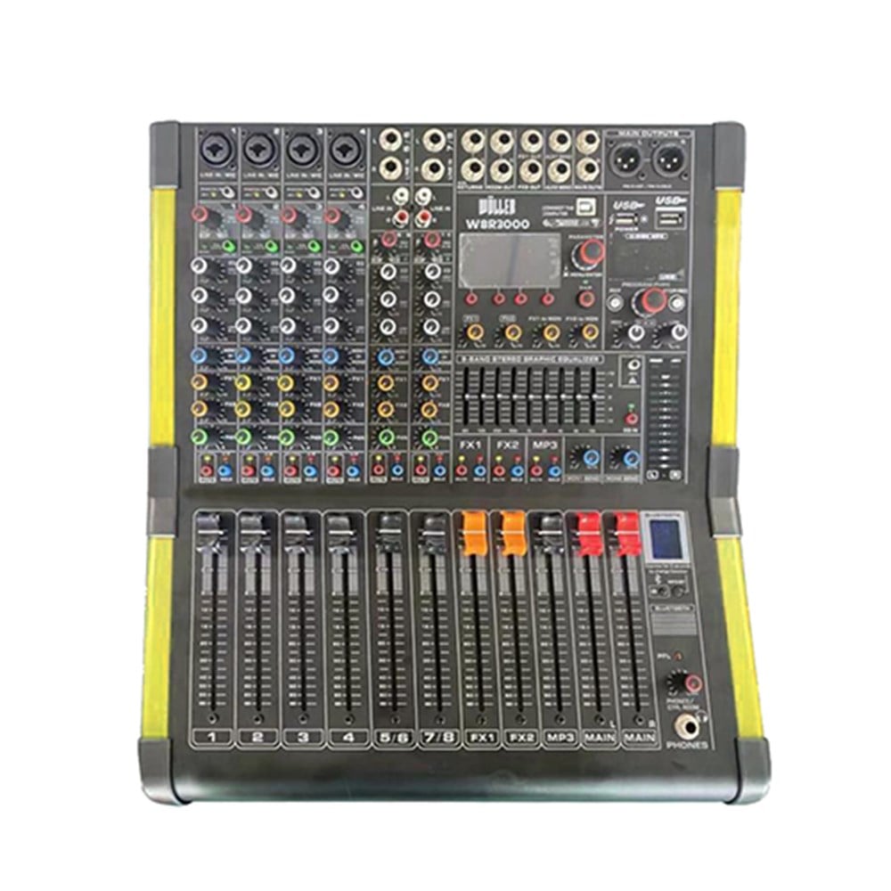 WÖLLER W8R3000 8 KANALLI 1500 WATT POWER MİKSER