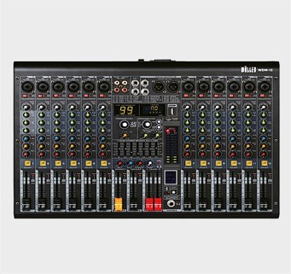 WÖLLER WDM-12 12 MONO GİRİŞ / 2 AUX 12 KANALLI DECK MİKSER