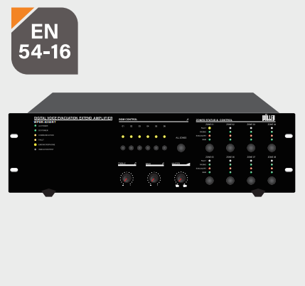WÖLLER WPER-8250RT 8BÖLGELİ EN54 ACİL ANONS MERKEZİ ÜNİTE ROUTER