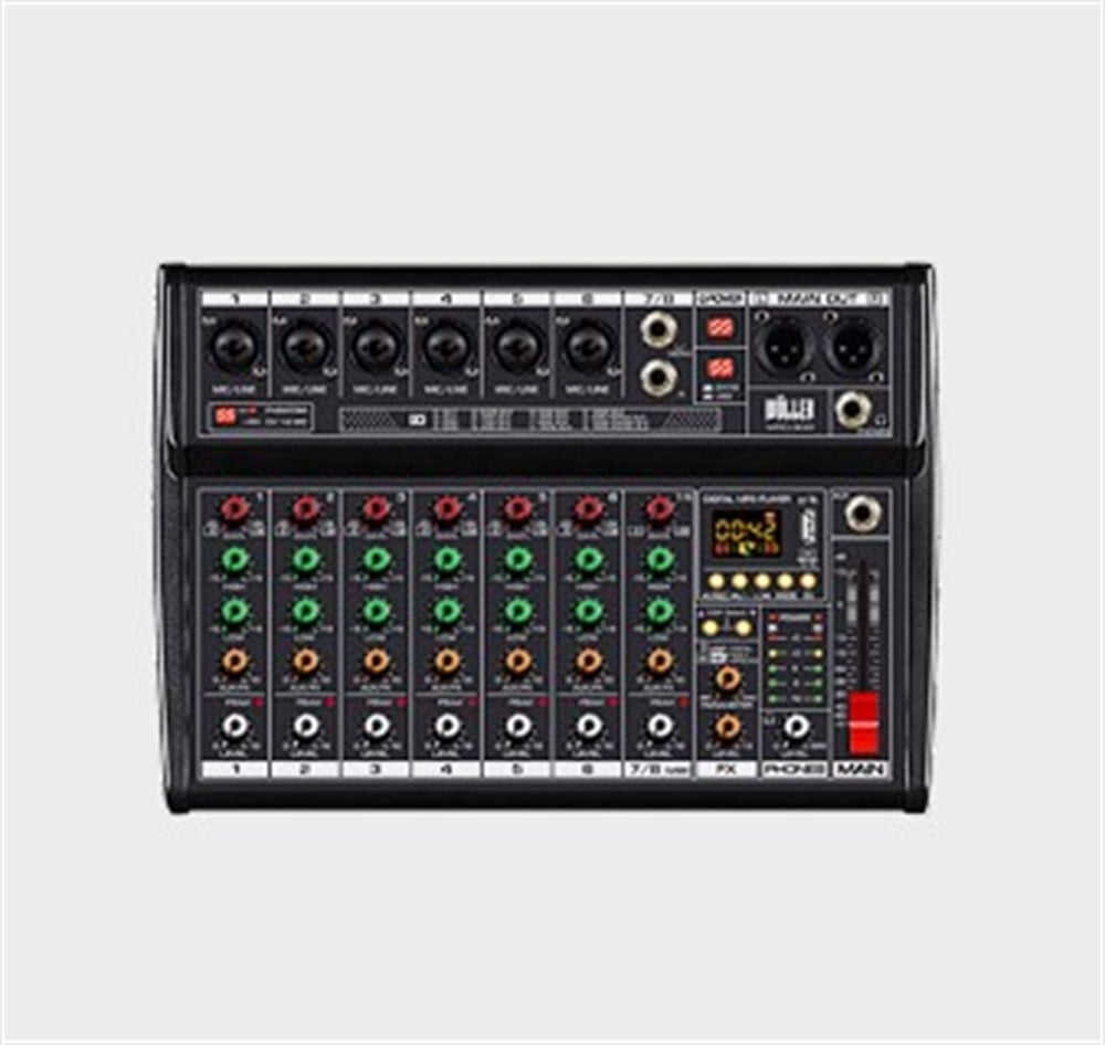 WÖLLER WRD-800 6 MONO 1 STEREO GİRİŞ 8 KANALLI DECK MİKSER