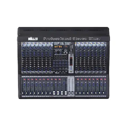 WÖLLER WX-16PRO ÇİFT EFEKTLİ 7 AUXLU 16 KANALLI DECK MİKSER