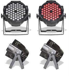 DJ PRO LP-54RGB 54X3 WATT 3IN1 FULL RGB LED PAR IŞIK (2Lİ HAZIR PAKET)