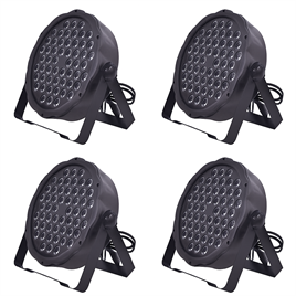 DJ PRO PAR541 54X3 WATT FULL RENKLİ FLAT LED PAR (4LÜ HAZIR PAKET)