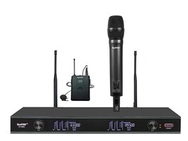 HTDZ HT-99A EL+YAKA 200 KANAL TEK EL TEK YAKA KABLOSUZ TELSİZ MİKROFON