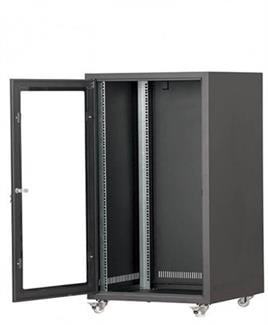 SETRACK 19'' 12U 600X1000 TEKERLEKLİ CAMLI RACK KABİNET