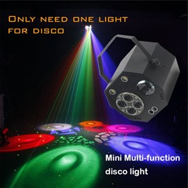 STAGE MİNİ MULTİ LAZER STROBE LED EFEKTLİ ROBOT IŞIK