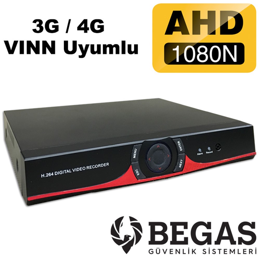 BEGAS 516 16 Kanal 5N AHD Kayıt Cihazı 5mp Destekli