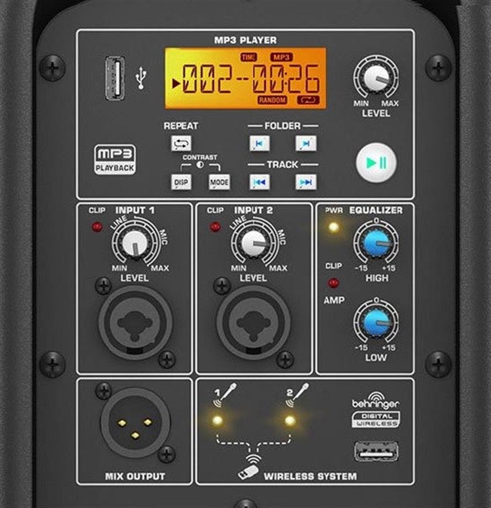 Behringer hot sale 115 mp3