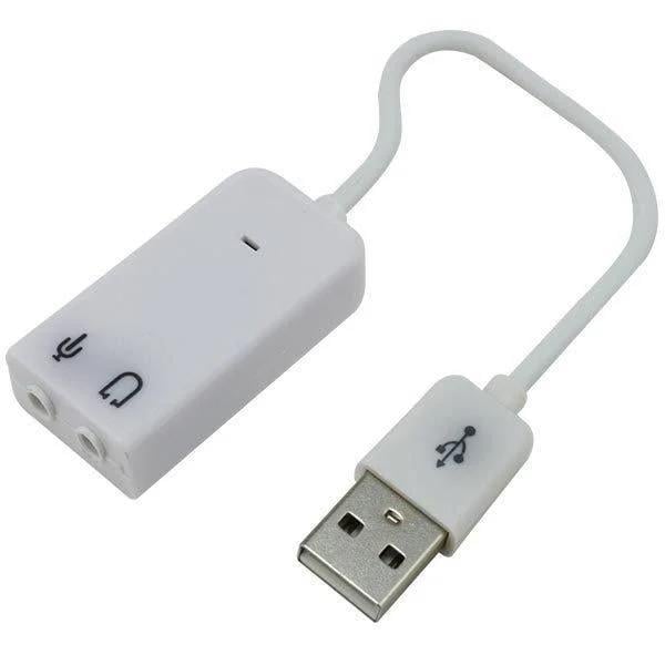 CLASS BM-030 USB 7.1 KABLOLU BEYAZ VİRTUAL 3D PC HARİCİ SES KARTI