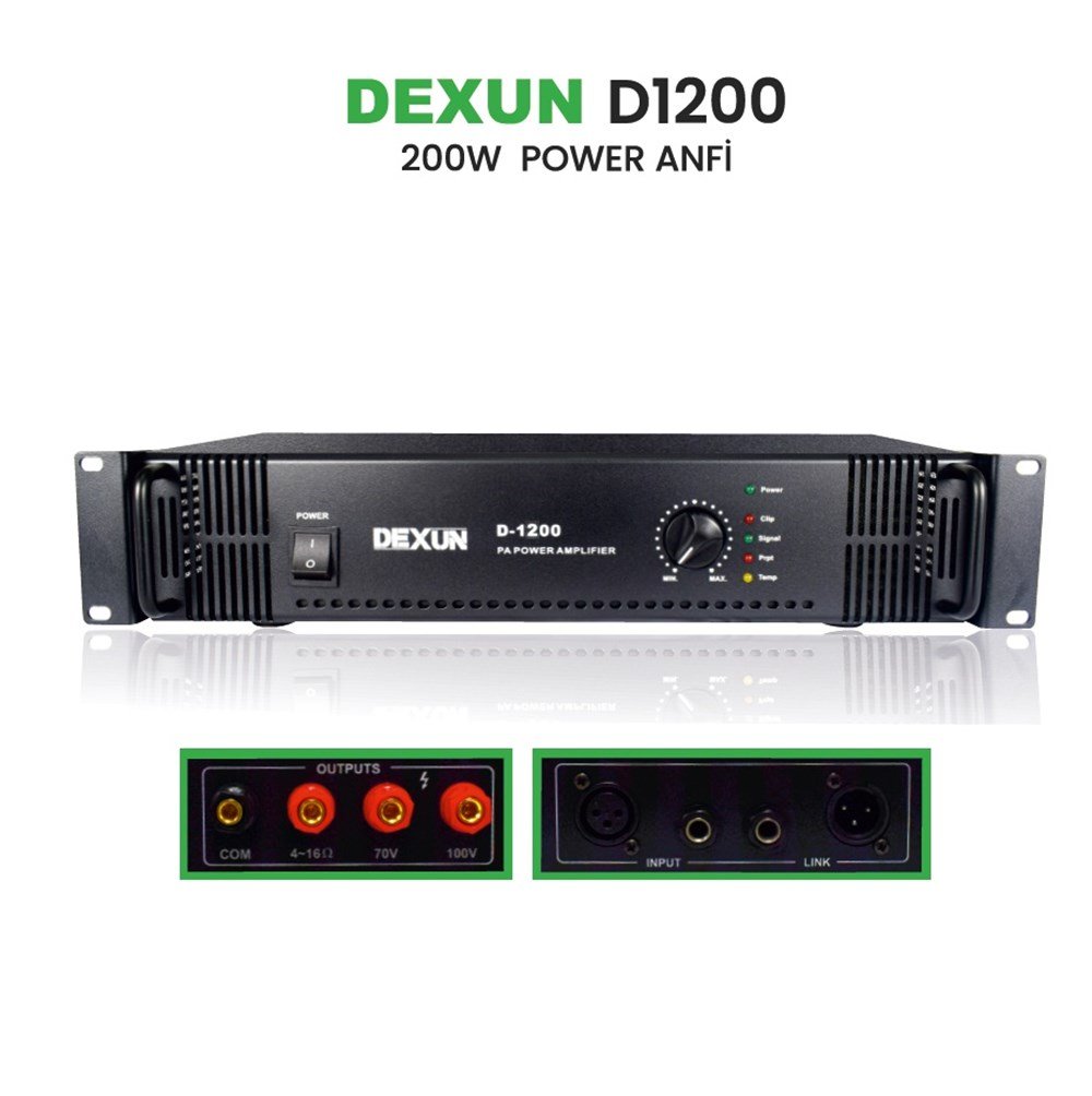 DEXUN D 1200 TEK KANAL POWER ANFI