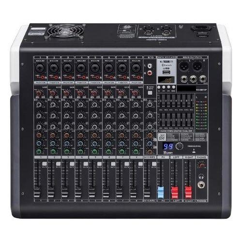 DJ PRO 810P 10 KANALLI 2x450 WATT 99 EFEKTLİ ANFİLİ MİKSER