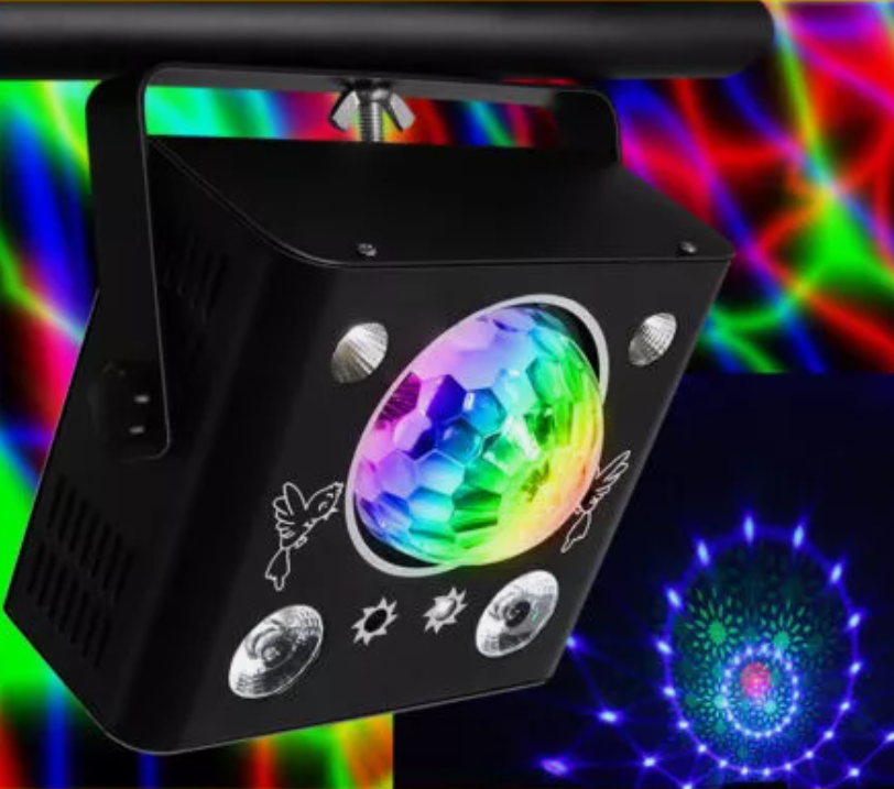 DJ PRO E50 30 WATT LED RGB MİNİ  BOYAMA-BEAM-LAZER  EFEKT IŞIK 