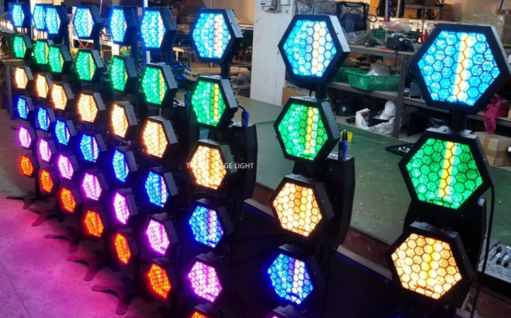 DJ PRO HEXA 6X60 WATT LED RETRO IŞIK/AUTO/SESE DUYARLI/DMX
