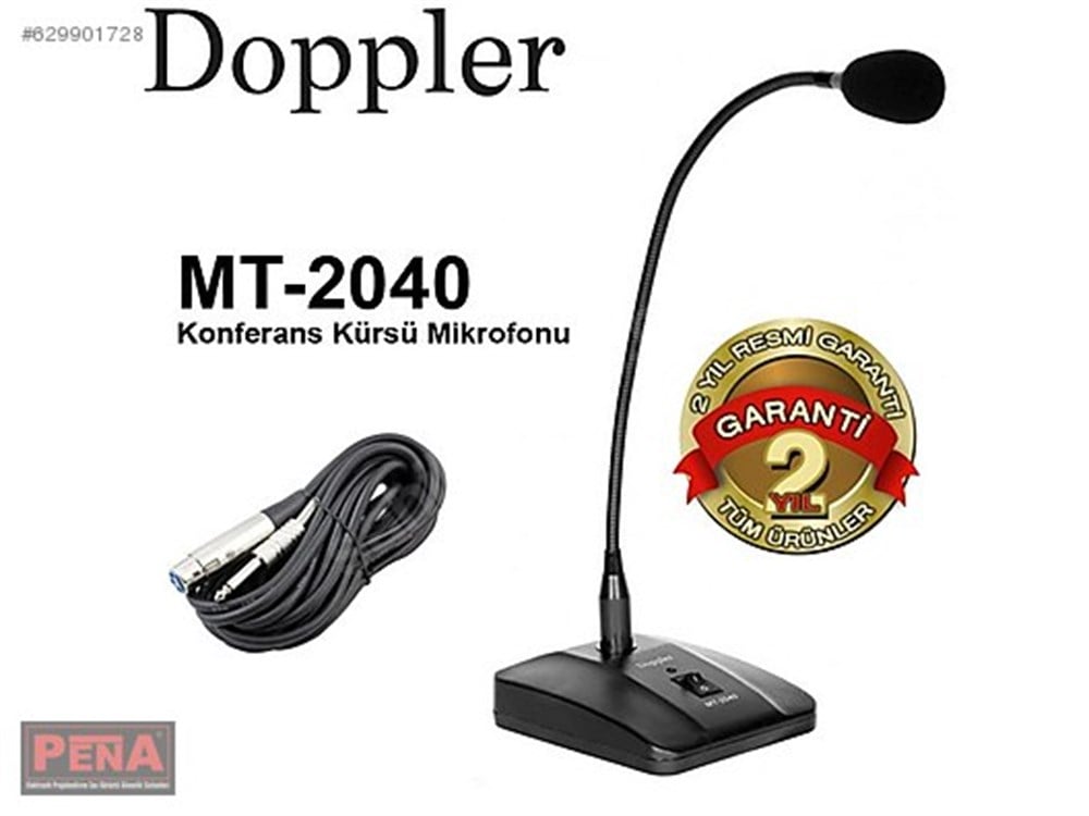 DOPPLER DM-2040 MASA TİPİ KÜRSÜ MİKROFONU