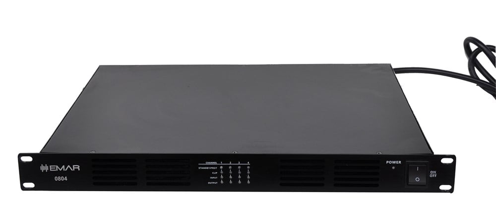 EMAR 0804-2 CLASS-D DİJİTAL AMPLİFİKATÖR 100V  4X250W