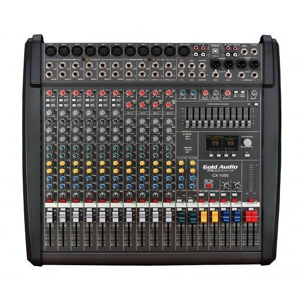 GOLD AUDIO CMX-1000 10 KANALLI DECK MİKSER
