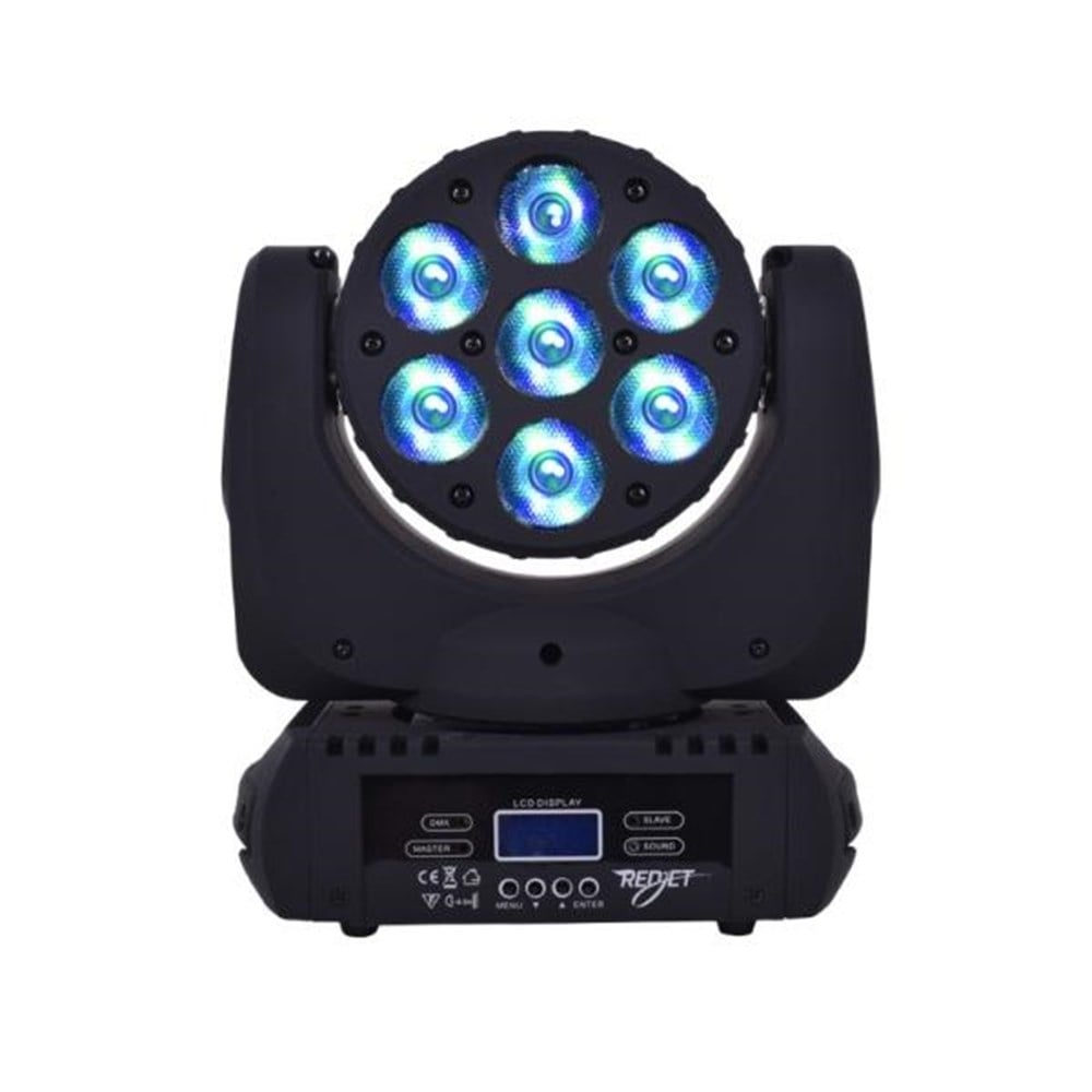 GOLD AUDIO DJ WASH 712 7 X 12W 120 WATT LED ROBOT IŞIK