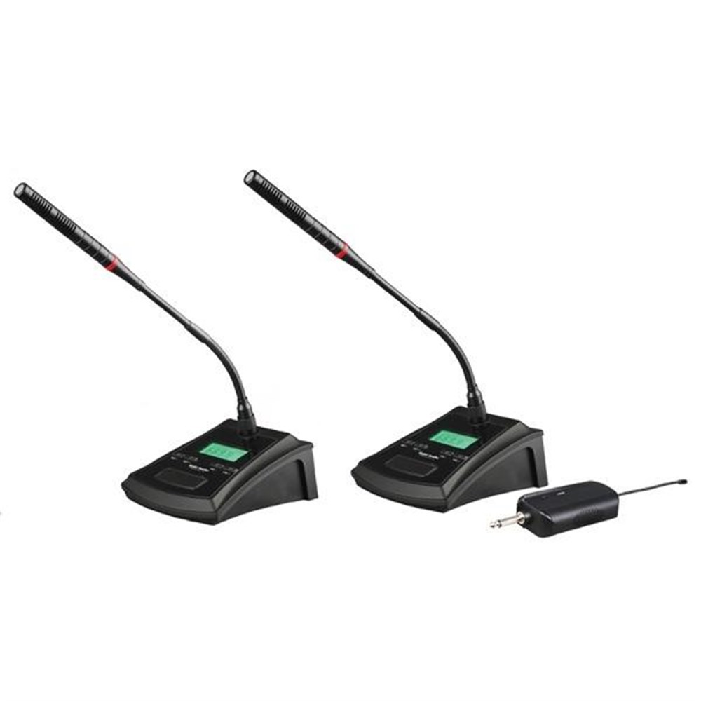 GOLD AUDIO GX-752 ÇİFTLİ MASAÜSTÜ WİRELESS KABLOSUZ MİKROFON