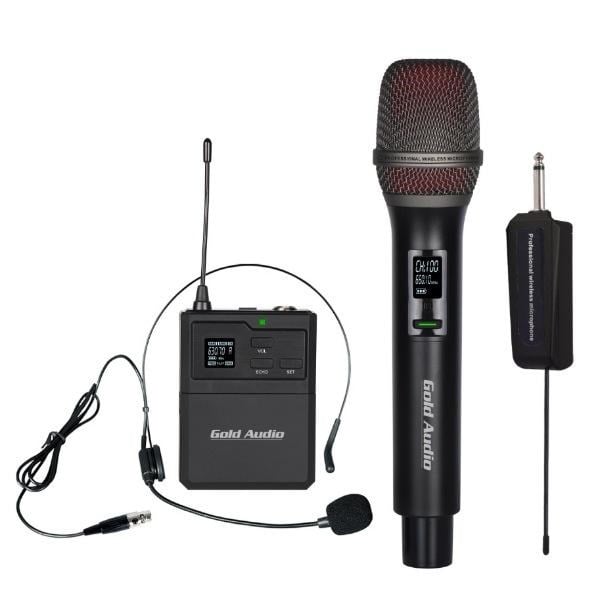 GOLD AUDİO GX-R852 EY TEK EL TEK YAKA UHF WİRELESS MİKROFON