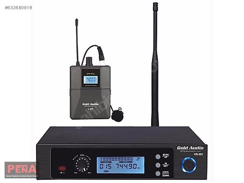 GOLD AUDIO PRO 2001Y TEK YAKA DİGİTAL TELSİZ UHF MİKROFON