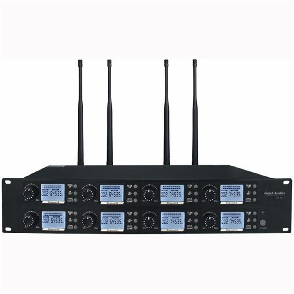GOLD AUDIO PRO-2008 8 KANAL UHF TELSİZ MİKROFON