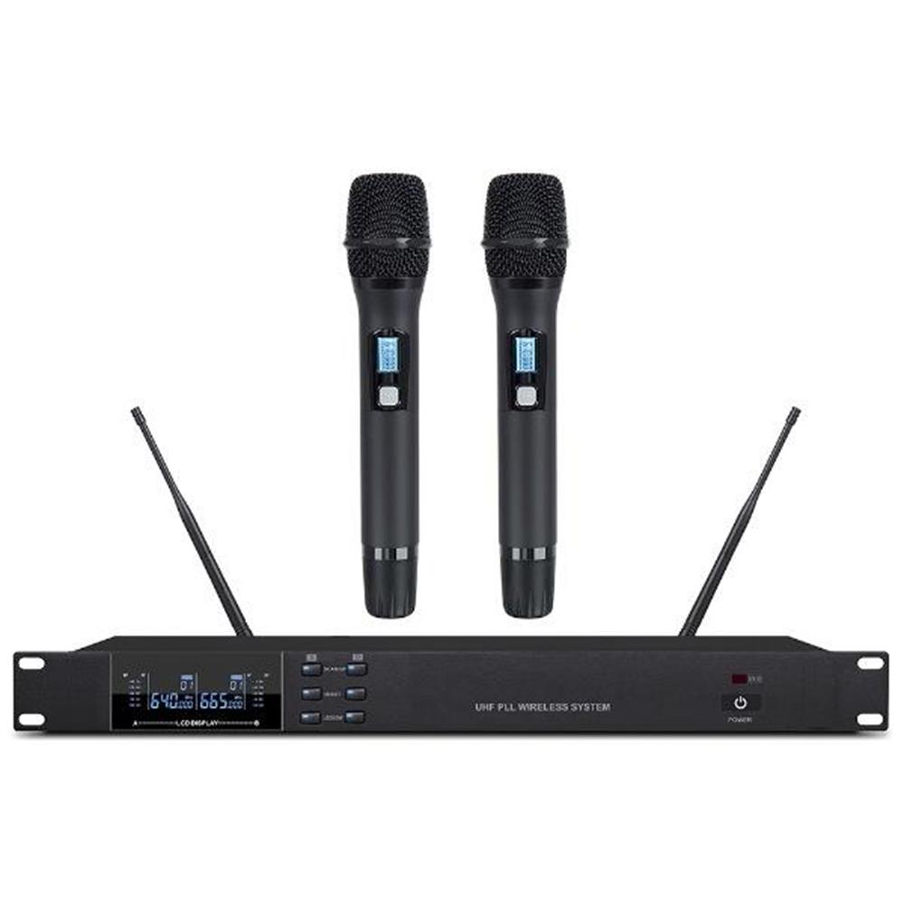 GOLD AUDİO PRO-7002EE 2*100 DİJİTAL FREKANSLI TELSİZ MİKROFON