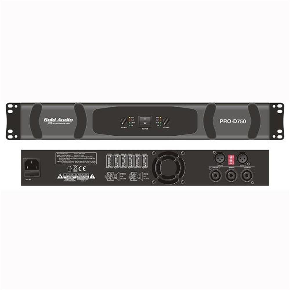GOLD AUDİO PRO-D750 2x750 WATT POWER ANFİ