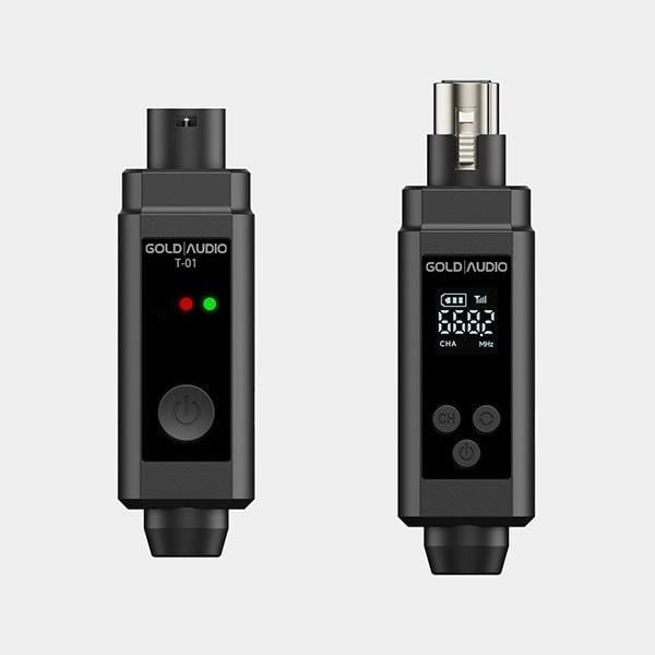 GOLD AUDİO T-01 UHF TEK KANAL KABLOSUZ MİKROFON ALICI-VERİCİ