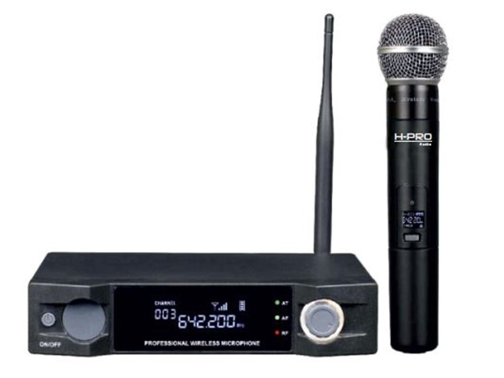 H-PRO HM-6000 TEK EL 30 KANALLI UHF TELSİZ MİKROFON