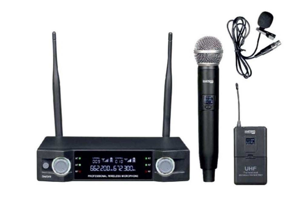 H-PRO HM-6200 1 EL-1 YAKA UHF TELSİZ MİKROFON
