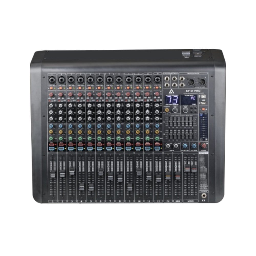 KLANGMEİSTER M-12 PRO 12 KANALLI TEK AUXLU DECK MİKSER