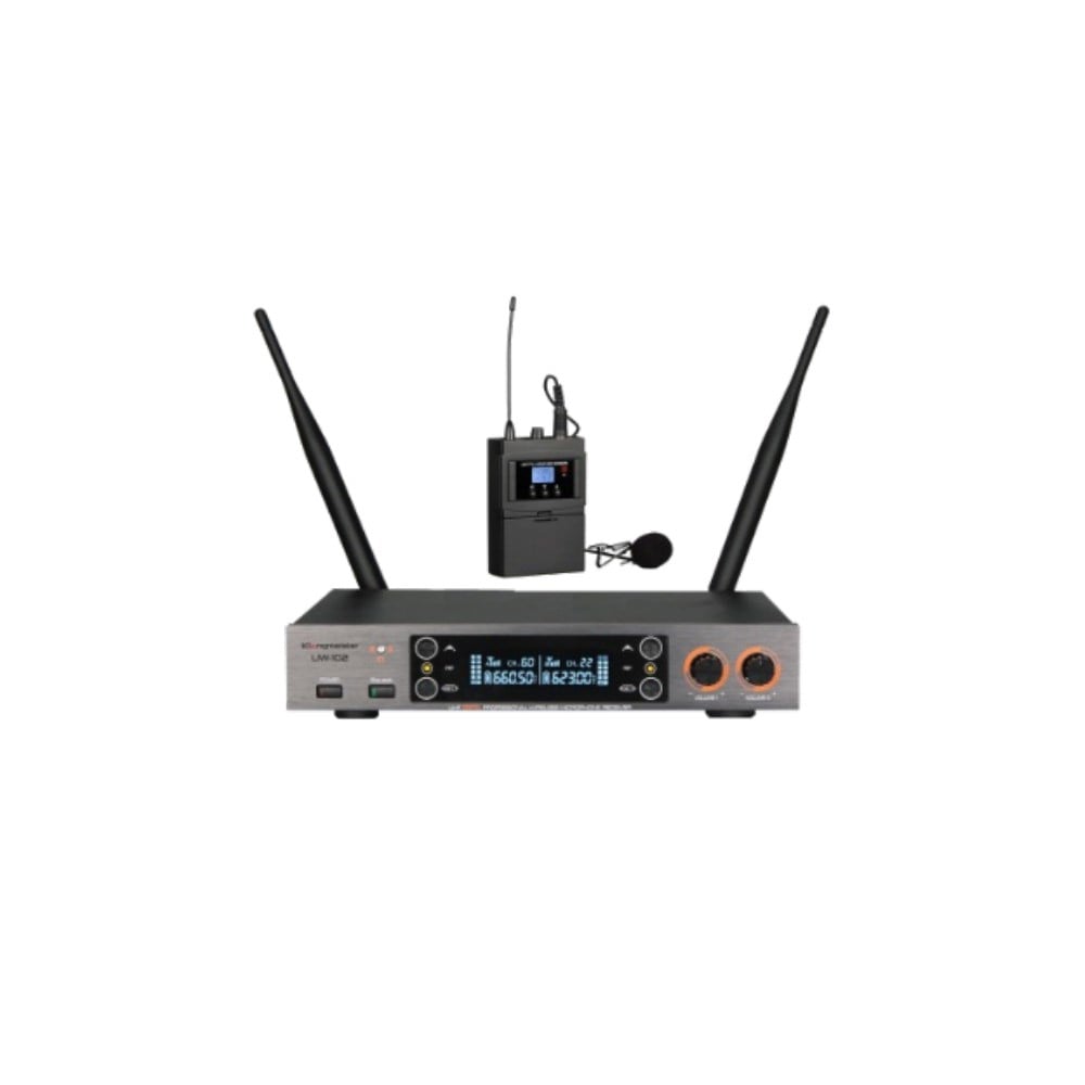 KLANGMEİSTER UW-102Y TEK YAKA 200 KANALLI UHF TELSİZ MİKROFON