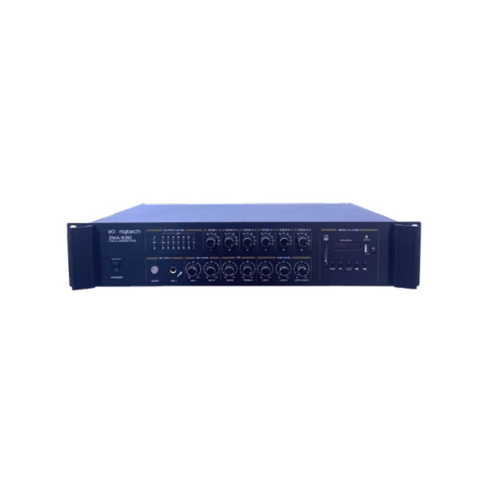 KLANGMEİSTER ZMA-630 6 BÖLGELİ 300W 100V HAT TRAFOLU MİKSER AMPLİFİKATÖR