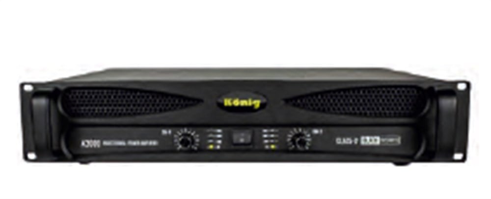 KÖNİG A-3000 BLACK  2700 WATT 2 KANALLI POWER ANFİ