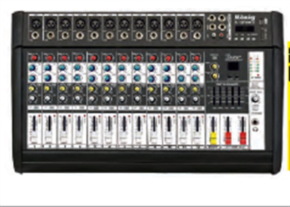 KÖNİG K-12 P600 FX DIAMOND 12 KANALLI POWER MIXER