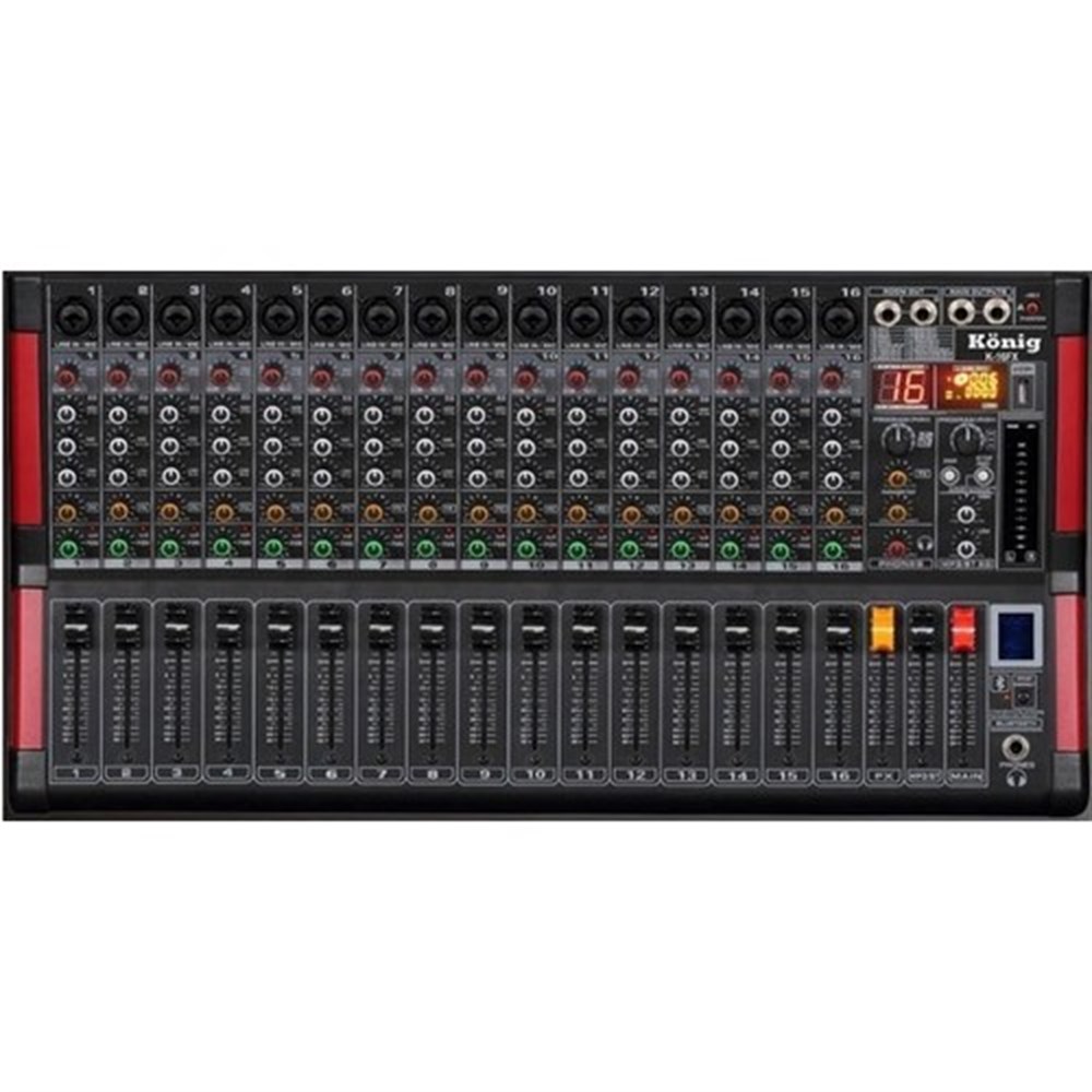 KONIG KG-16FX 16 KANALLI DECK MIXER