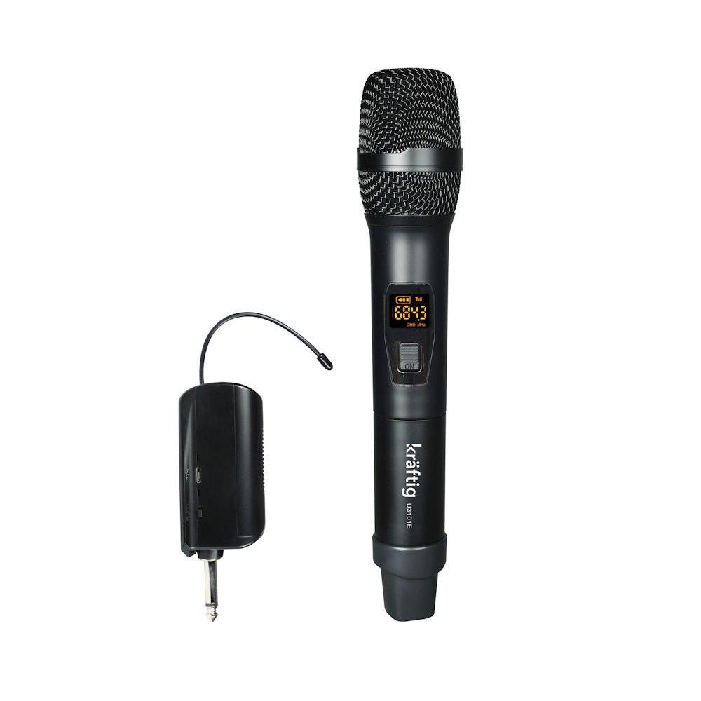 KRAFTİG U3101E TEK EL UHF WİRELESS MİKROFON