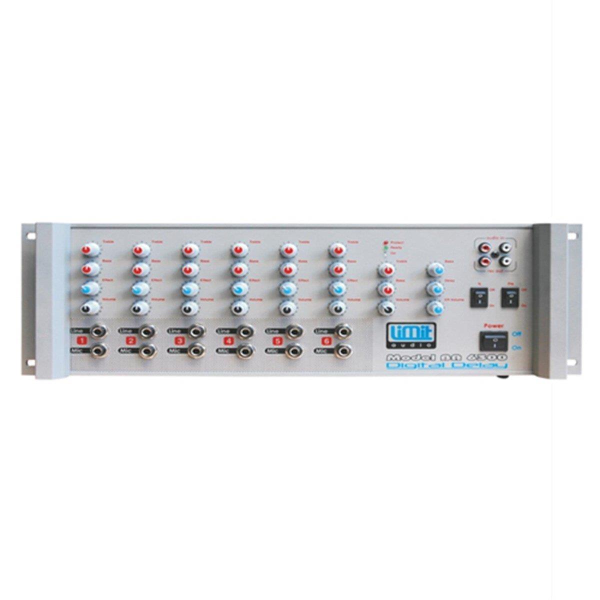 LİMİT AUDİO DİAMOND E-250 6 KANAL GİRİŞLİ 250W EFEKTLİ ANFİLİ MİKSER