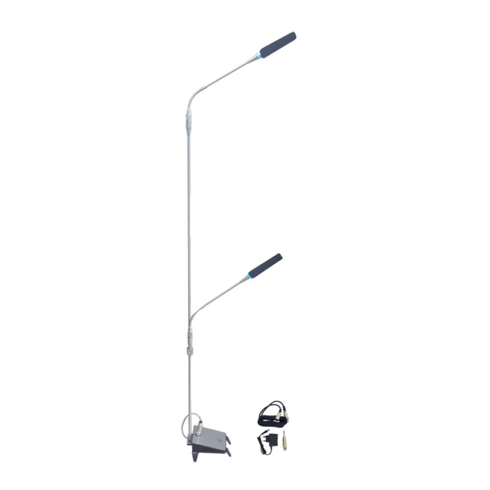 MÄCHTİG KG-2414 2'Lİ KONDANSATÖR KÜRSÜ MİKROFONU (140CM BOY)