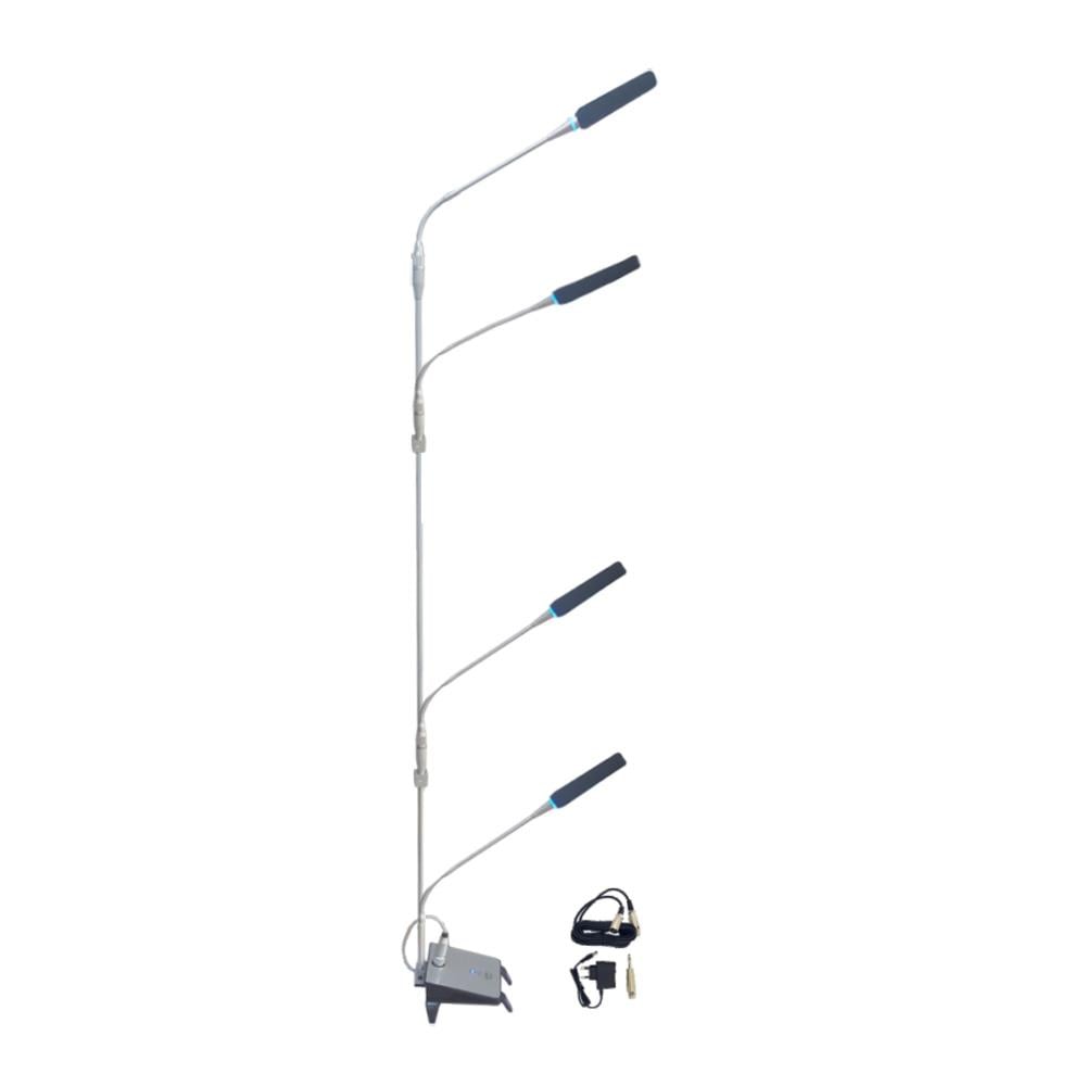 MÄCHTİG KG-4414 4'LÜ KONDANSATÖR KÜRSÜ MİKROFONU (140CM BOY)