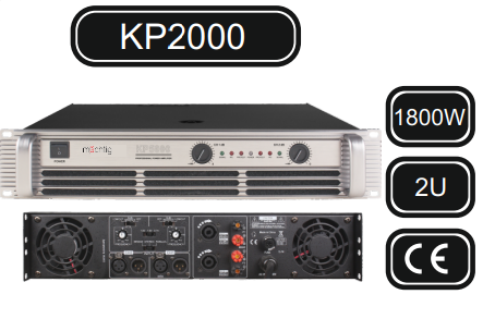 MACHTİG KP2000 POWER MİKSER 2x900W-2Ω/2x600W-4Ω/ 2x400W-8Ω POWER MİKSER