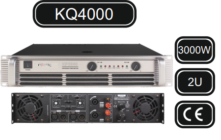 MACHTİG KQ4000 4x750W-2Ω/4x525W4Ω/4x350W-8Ω POWER AMPLİFİKATÖR