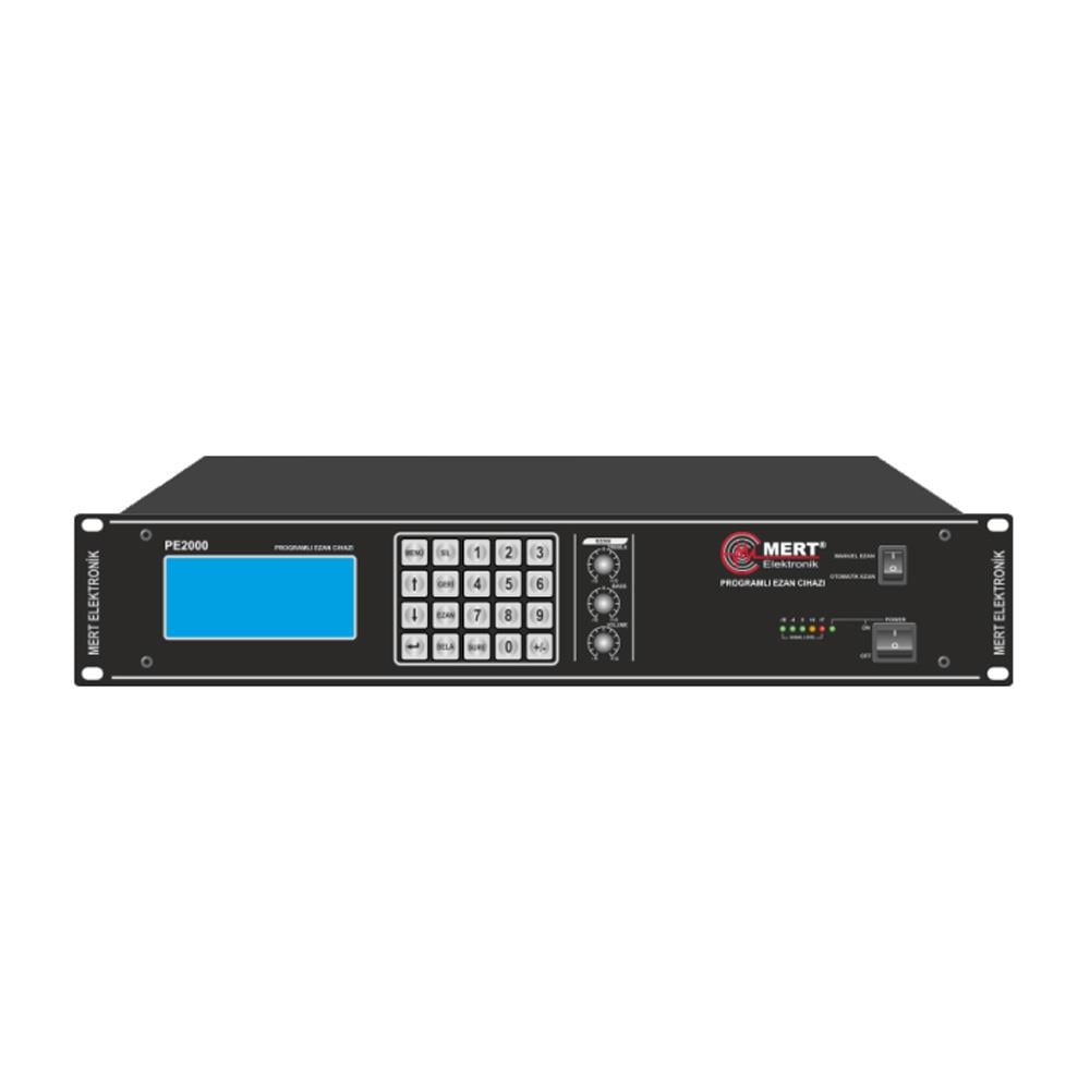 MERT ELEKTRONİK PE2000 OTOMATİK ANONS VE EZAN