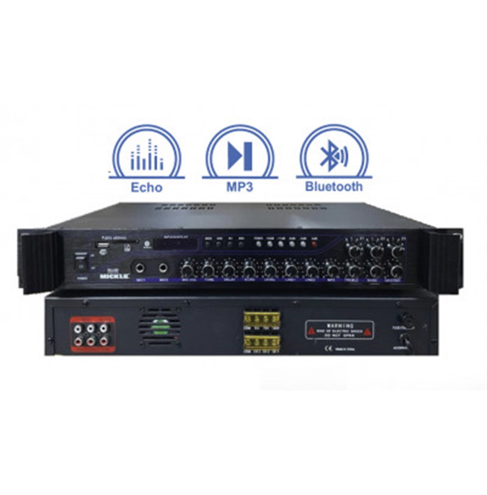 MİCKLE MA-1060 3 BÖLGELİ 200 WATT HAT TRAFOLU ANFİ