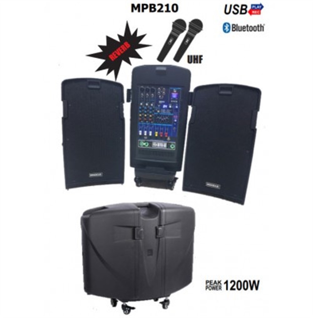 MİCKLE MPB210 1200 WATT PORTATİF HOPARLÖR