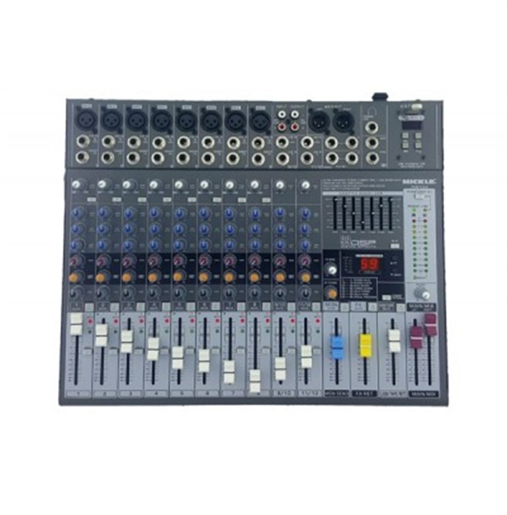 MİCKLE PME122A POWER MİKSER AMFİ 2X650W 12 KANAL USB