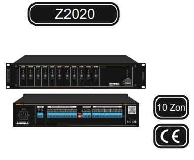 MİCKLE Z2020 10 KANAL BÖLGE ÜNİTESİ