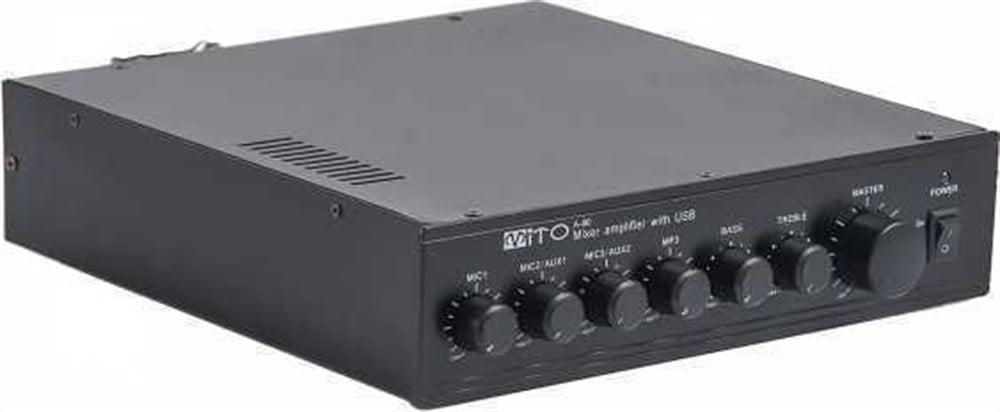 MİTO A 80 12V DC / 220V AC 80 WATT 100V TRAFOLU MİKSER AMFİ