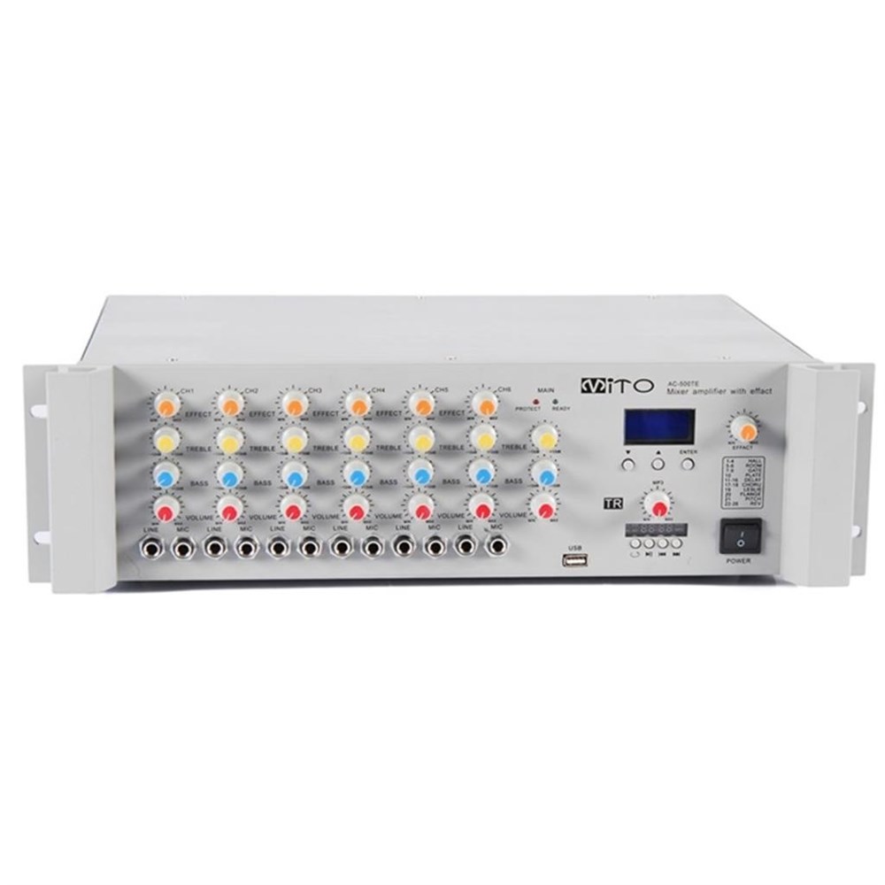 MİTO AC 500E ANFİ 500 WATT 4-8 OHM USB MP3