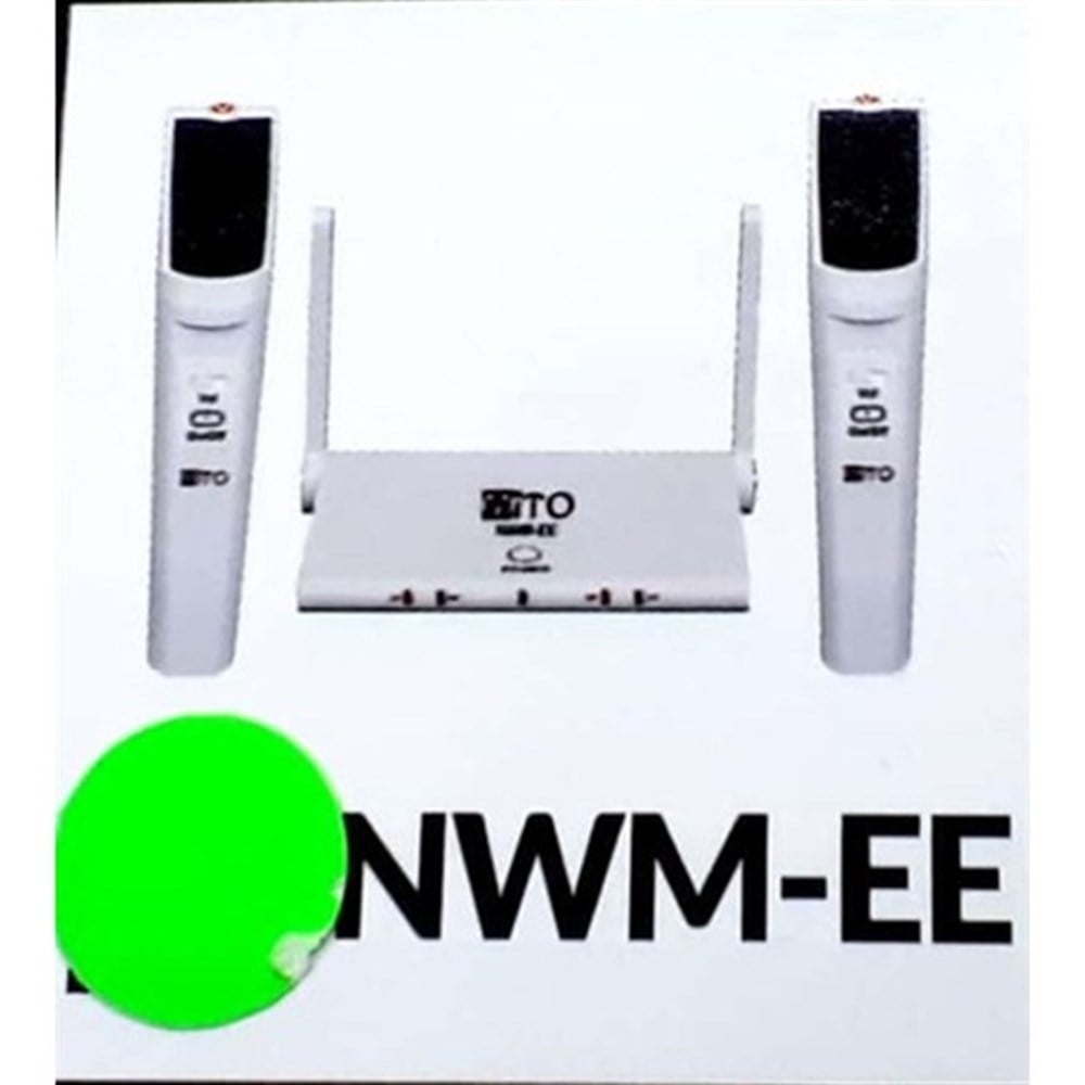 MİTO NWM-EE UHF TEK FREKANS DİJİTAL ÇİFT EL VERİCİ MİKROFON
